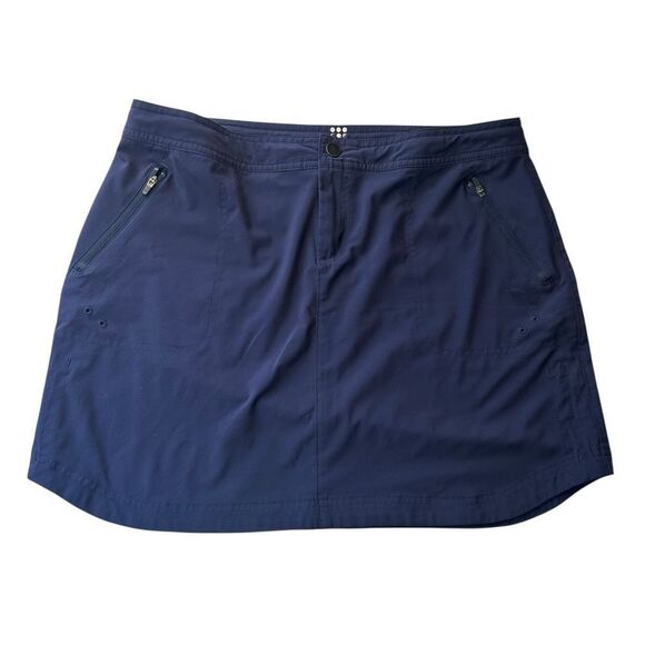 Title Nine quick dry navy athletic skirt size 8 - Picture 1 of 4